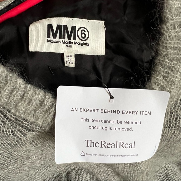 MAISON Martin MARGIELA
Web Knit Wool Mohair Sweater size Small Gray - Picture 13 of 14